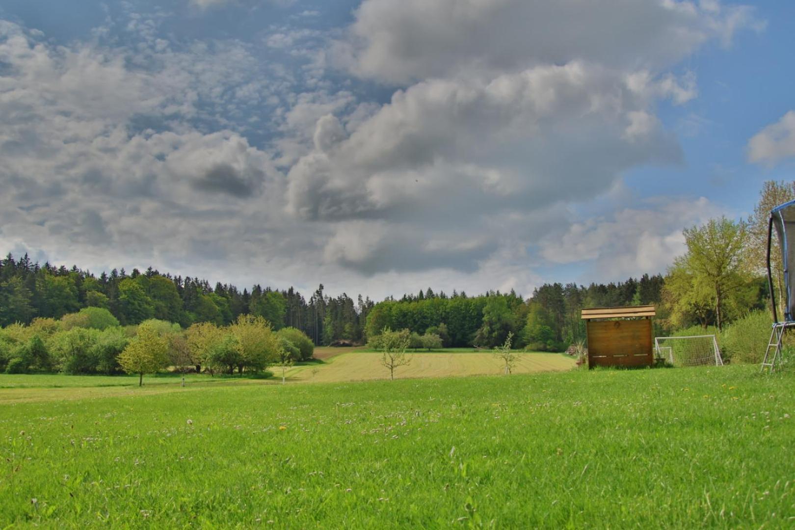 Heumanns Blockhaeuser Am Wald Hotel Pottenstein Exterior photo